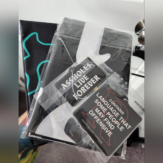 Aholes Live Forever Flags/Air Fresheners