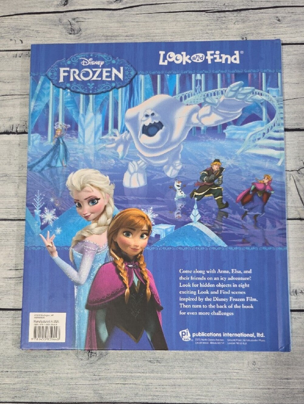 Disney Frozen Look and Find Book Hardcover