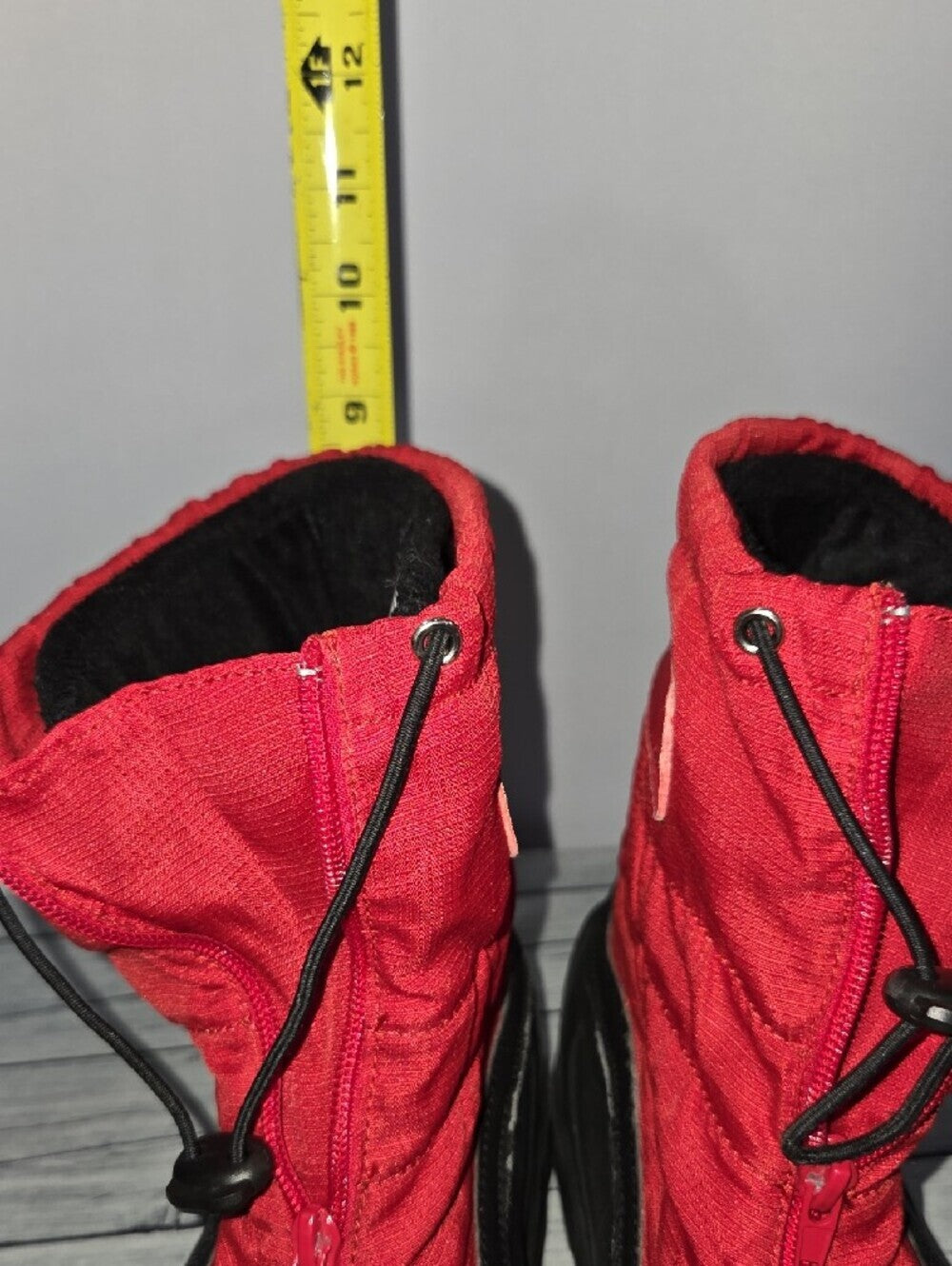 Lands' End Red and Black Youth Winter Boots Size 5