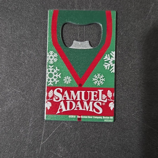Sam Adams Wallet Metal Bottle Opener