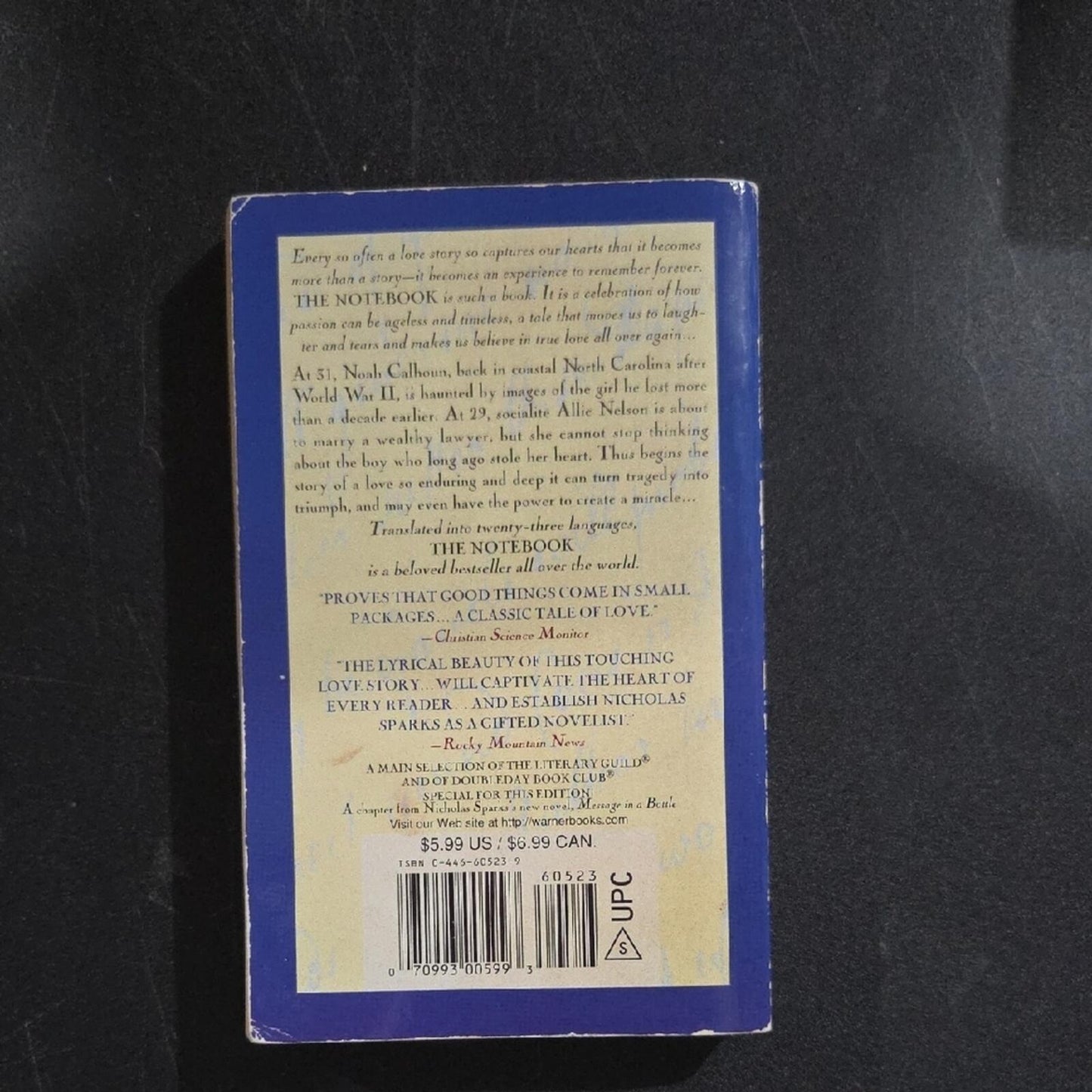 The Notebook by Nicholas Sparks