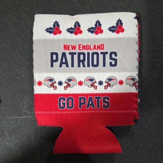 New England Patriots Ugly Sweater Can Coolers