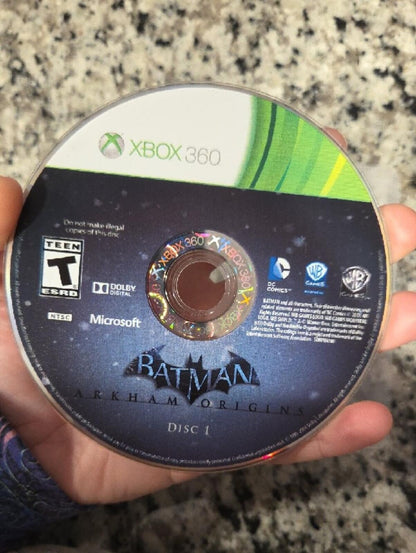 Batman: Arkham Origins Xbox 360 Game Disc - NO CASE