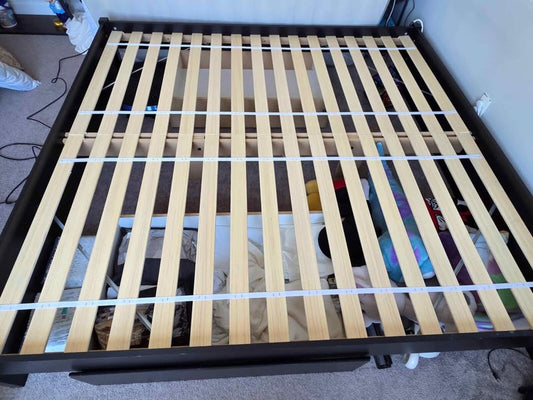 King Sized Platform Storage Bed