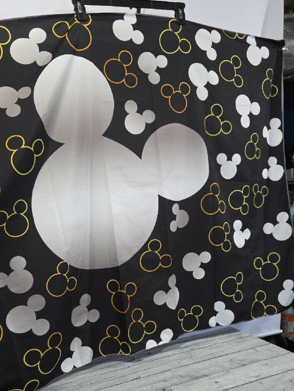 Disney Mickey Head Linen Tapestry- 60x40