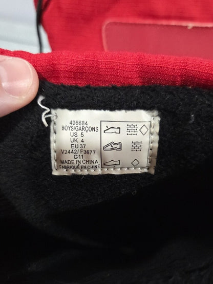 Lands' End Red and Black Youth Winter Boots Size 5