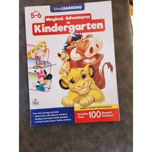 Disney Kindergarten Work Book