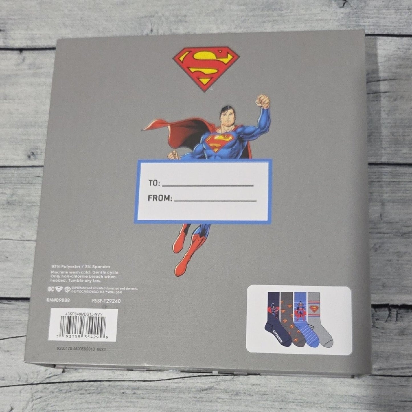 DC Comics Superman Sock Gift Set