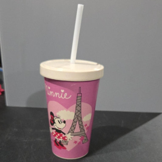 Disney Minnie Mouse Pink Tumbler with Straw