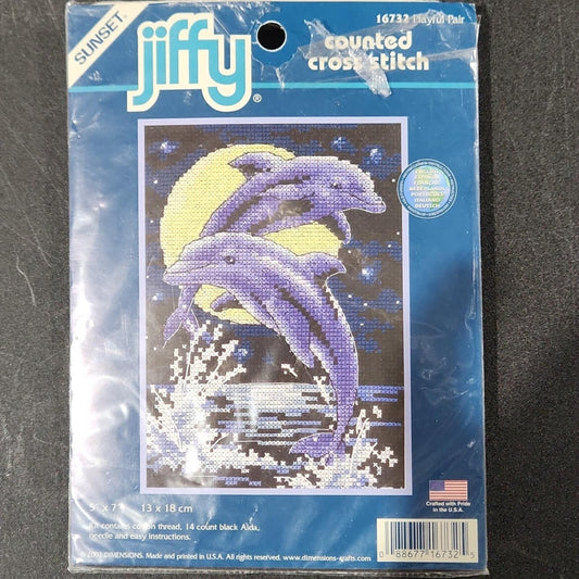 Jiffy "Playful Pair" Cross Stitch