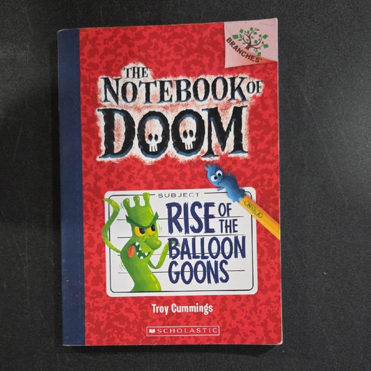 Scholastic The Notebook of Doom - Red and Blue Cover