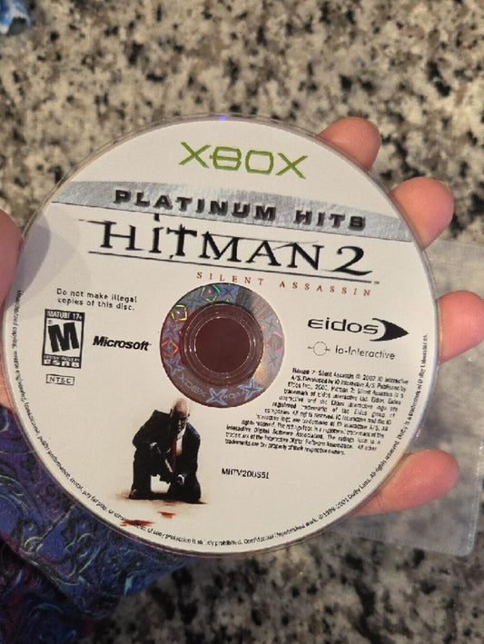 Hitman 2 Silent Assassin Xbox Disc - NO CASE