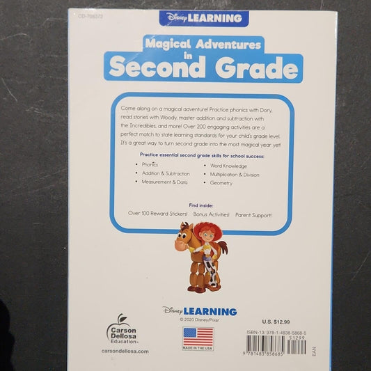 Disney Second Grade Work Book