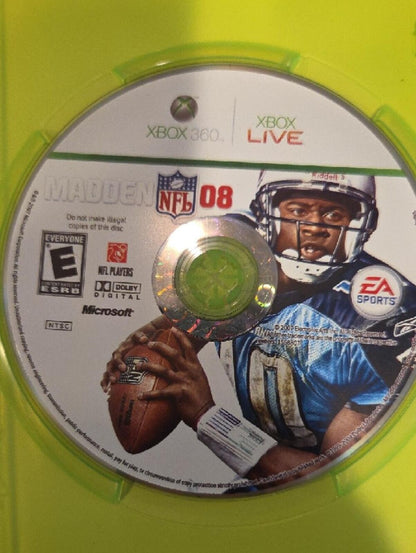 Madden NFL 08 Xbox 360