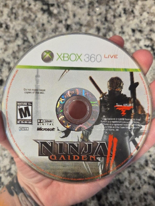 Ninja Gaiden II Xbox 360 Game Disc - NO CASE
