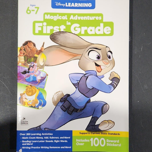 Disney First Grade Work Book